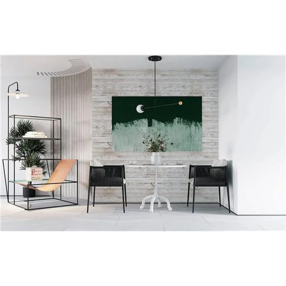 Wood Wallpaper Shiplap Boards Self Adhesive Wallpaper 17.7''x6.6ft